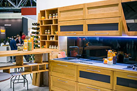 «Медынь» представила на выставке новые модели кухонь